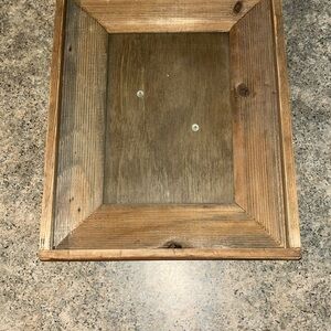 Rustic Reclaimed Barn Wooden Picture Frame Brown 5x7 Farmhouse